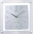 Seiko QXR205S Montre Blanc • Radiocommandée • Boîtier Carré en Plastique