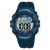 Lorus Herren-Digitaluhr mit rundem Display, dunkelblauem Armband und großer Zeitanzeige