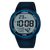 Lorus Sport-Armbanduhr mit schwarzem Silikonarmband, digitalem Display mit 10 BAR