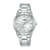 Lorus Damenarmbanduhr mit silbernem Edelstahlband und weißem Zifferblatt, 10 BAR