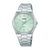 Lorus Damenuhr: Metallarmband, grünliches Zifferblatt, Mineralglas, 10 bar