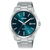 Lorus Herrenarmbanduhr mit dunkelblauem Zifferblatt und Edelstahlband, 10 Bar