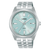 Lorus Herrenuhr mit hellblauem Zifferblatt, Mineralglas und Edelstahlarmband