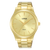 Lorus Herrenarmbanduhr mit champagnerfarbenem Zifferblatt und Metallarmband, rundes Gehäuse