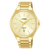 Lorus Herrenarmbanduhr: champagnerfarbenes Zifferblatt, Saphirglas, Edelstahlband