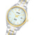 Lorus Herrenuhr mit weißem Zifferblatt, SOLAR- und 10BAR-Anzeige, Metallarmband