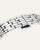 Gliederarmband der Mockberg Armbanduhr in silberner Metalloptik