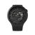 Swatch Armbanduhr Big Bold SB03B100 mit schwarzem Zifferblatt und sichtbarem Uhrwerk