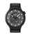 Swatch Herrenuhr Big Bold SB05B113 mit schwarzem Zifferblatt und schwarzem Silikonarmband