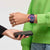 Swatch Big Bold Herrenuhr am Handgelenk mit blauem Zifferblatt und schwarzem Armband