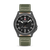 Swiss Military Hanowa Fieldmaster Herren-Armbanduhr mit schwarzem Gehäuse und grünem Armband