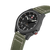 Swiss Military Hanowa Fieldmaster Herren-Armbanduhr mit schwarzem Zifferblatt und grünem Lederarmband
