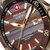 Zifferblatt der Herrenarmbanduhr mit Swiss Military-Logo und Datumsfenster bei 28