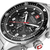 Swiss Military Hanowa Herren-Chronograph Nahaufnahme: schwarzes Zifferblatt, Edelstahl-Lünette