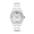 Armbanduhr Swiss Military Hanowa mit weißem Keramikband und Saphirglas-Gehäuse