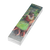 Uhrenverpackung mit farbiger Kunstgrafik und Schriftzug, langes Schachtelband