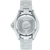 Fond de la montre pour homme avec gravure « Special Edition » et bracelet en acier argenté