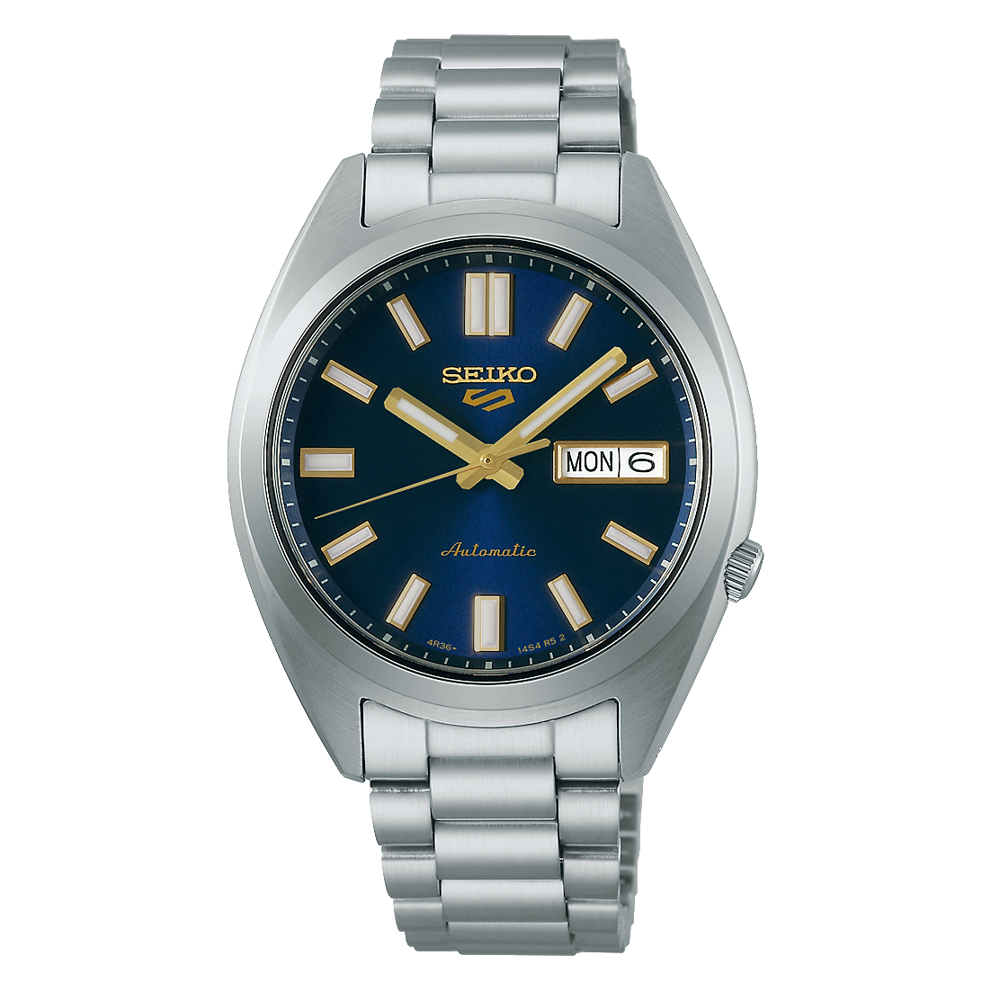 Montre Seiko 5 Sports SRPL55K1 pour homme • Mouvement automatique calibre 4R36 • Masse luminescente LumiBrite