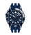 Swatch Taucher-Armbanduhr mit blauem Bioceramik-Gehäuse und markanter Lünette