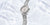 Bracelet de montre pour homme, vu de côté, avec bracelet en acier inoxydable argenté et cadran blanc