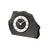 Horloge de table en ardoise naturelle avec cadran noir et chiffres romains