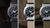 G-Shock GM-2100 Herrenuhr mit dunklem Zifferblatt, Metallgehäuse und Armband-Ansichten