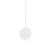 Poids de pendule rond pour horloge coucou, disque blanc avec suspension