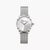 Thomas Sabo Damenarmbanduhr, silbernes Milanaise-Armband, rundes Zifferblatt