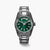 Thomas Sabo Rebel at Heart Armbanduhr mit rauchgrünem Zifferblatt und Metallarmband