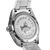 Edelstahl-Rückseite der Herrenarmbanduhr mit Gravur und Datumsanzeige