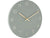 Petite horloge murale avec cadran gris-vert, aiguilles dorées et chiffres arabes
