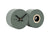 Karlsson Duo Horloge Coucou, set d'horloges murales rondes vert jungle avec aiguilles noires