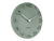 Horloge murale Karlsson vert jungle avec chiffres romains et aiguilles blanches