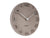 Horloge murale Karlsson en boîtier gris chaud avec index de bordure arabes et aiguilles blanches