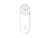 Horloge murale blanche avec cadran rond et pendule oscillante