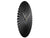Horloge murale Karlsson Sensu XL, relief ovale en éventail noir avec aiguilles dorées