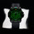 Luminox Sea Lion X2.2067.1 Herrenuhr mit grün leuchtendem Zifferblatt und schwarzem Armband