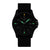Herrenarmbanduhr Luminox mit schwarzem Zifferblatt, leuchtenden Zeigern und Markierungen