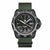 Montre Luminox RECON pour homme avec boîtier noir, cadran noir et bracelet textile vert
