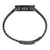 Montre de plongée Luminox avec bracelet noir, fond et boucle de fixation visibles