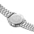 Fond de montre chronographe pour homme avec plaque en acier inoxydable et étoile gravée