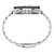 Montre chronographe pour homme avec bracelet et fermoir en acier inoxydable