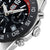 Montre pour homme avec boîtier en acier inoxydable et lunette moletée, couronne sur le côté