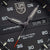 Vue détaillée de la montre automatique : cadran noir avec aiguilles lumineuses, date « DIM 31 »
