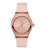 Swatch System 51 Irony Uhr mit roséfarbenem Zifferblatt und hellrosa Silikonarmband