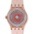 Swatch System 51 Irony Uhr Nahaufnahme des Zifferblatts mit radialem Muster