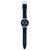 Herrenarmbanduhr mit blauem Silikonband und Chronographenzifferblatt in Dunkelblau