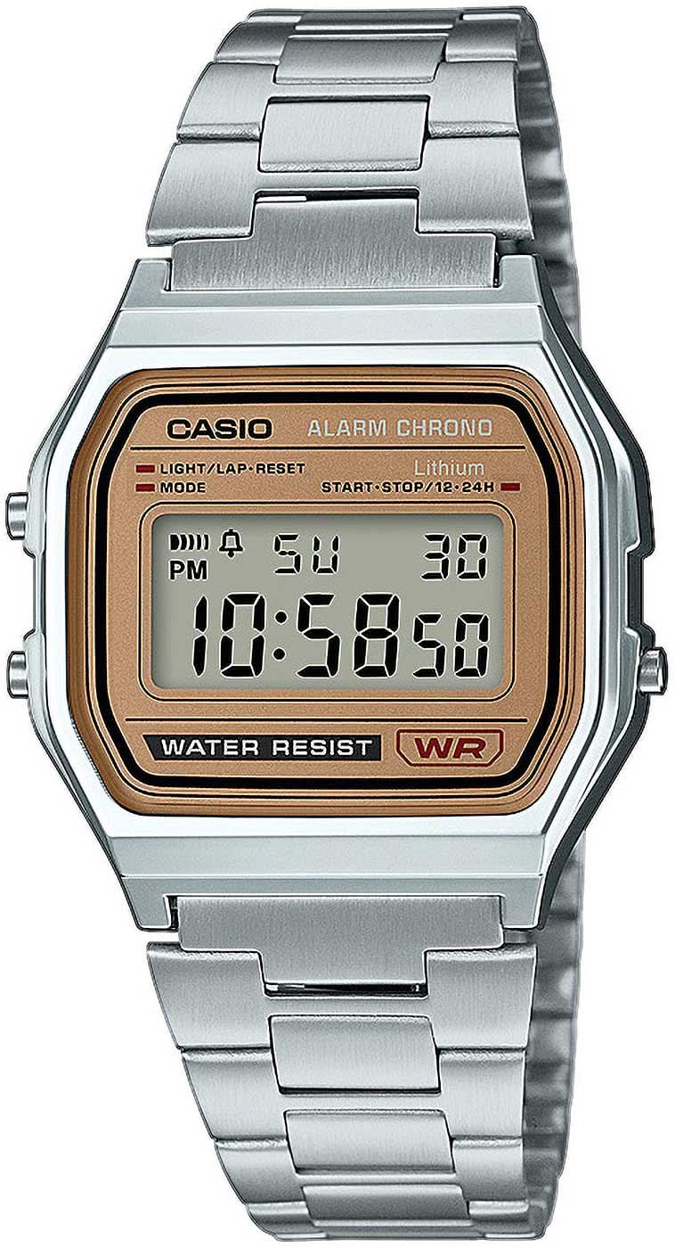 Casio Vintage A158WEA-9EF Montre • Design Rétro Iconique • Chronomètre Numérique