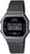 Casio Retro-Digitaluhr, schwarzes Metallarmband, digitales Alarm-/Chrono-Display.