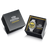 Coffret de boîtes à montres Festina avec montre Chrono Bike, boîte noire avec cadre jaune